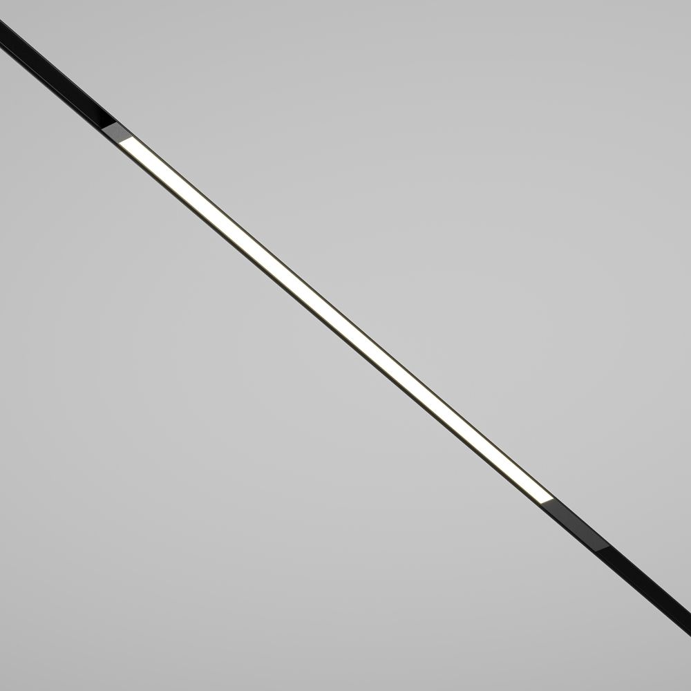 Трековый светильник 71 см, 15W, 4000K, Maytoni TR231-2-15W4K-B, черный Магнитная трековая система 23 мм EXILITY