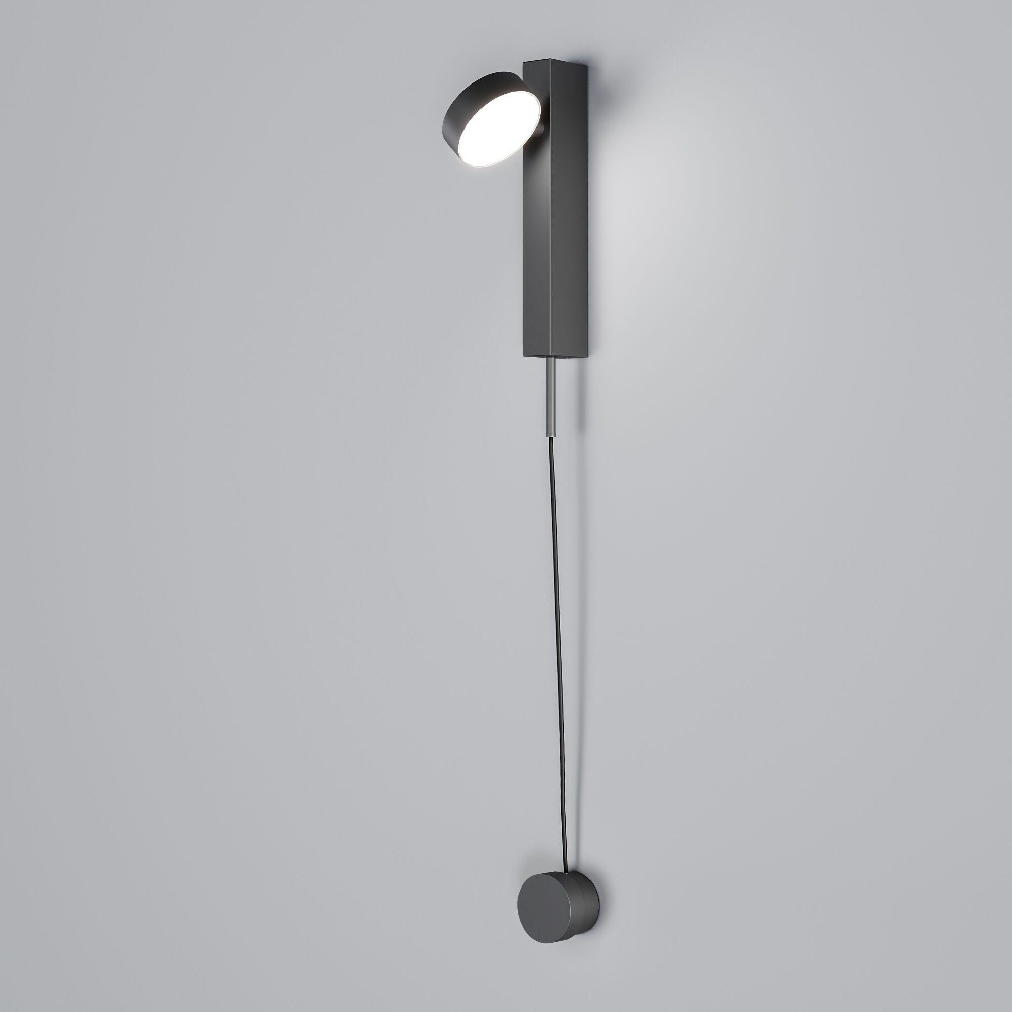 Бра 135 см, 10W, 4000K, Elektrostandard Orco LED с диммером 40112/LED, графит