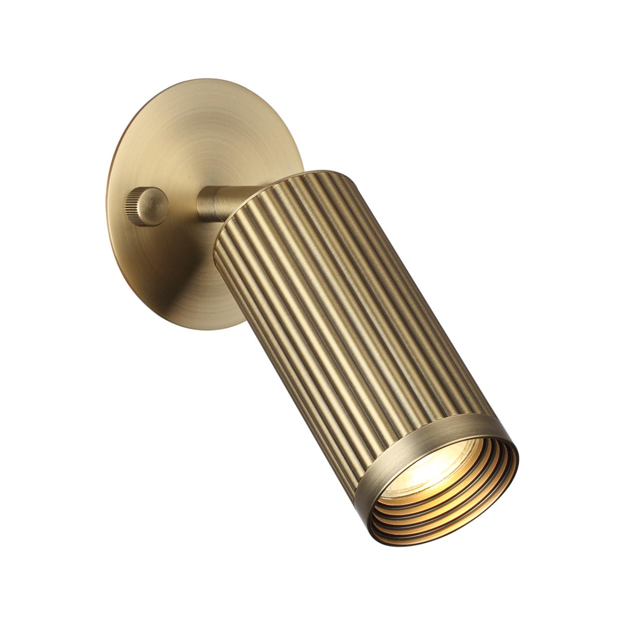 Настенный светильник 5,6*12,2 см, 1*LED GU10*10W Odeon Light MANCHESTER 7013/1WA бронзовый