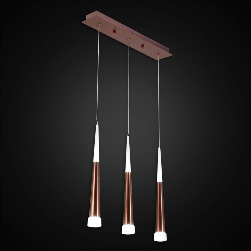 Светильник подвесной 55*9*160 см LED*21 W, 3000 К Citilux Вегас Кофейный CL227033