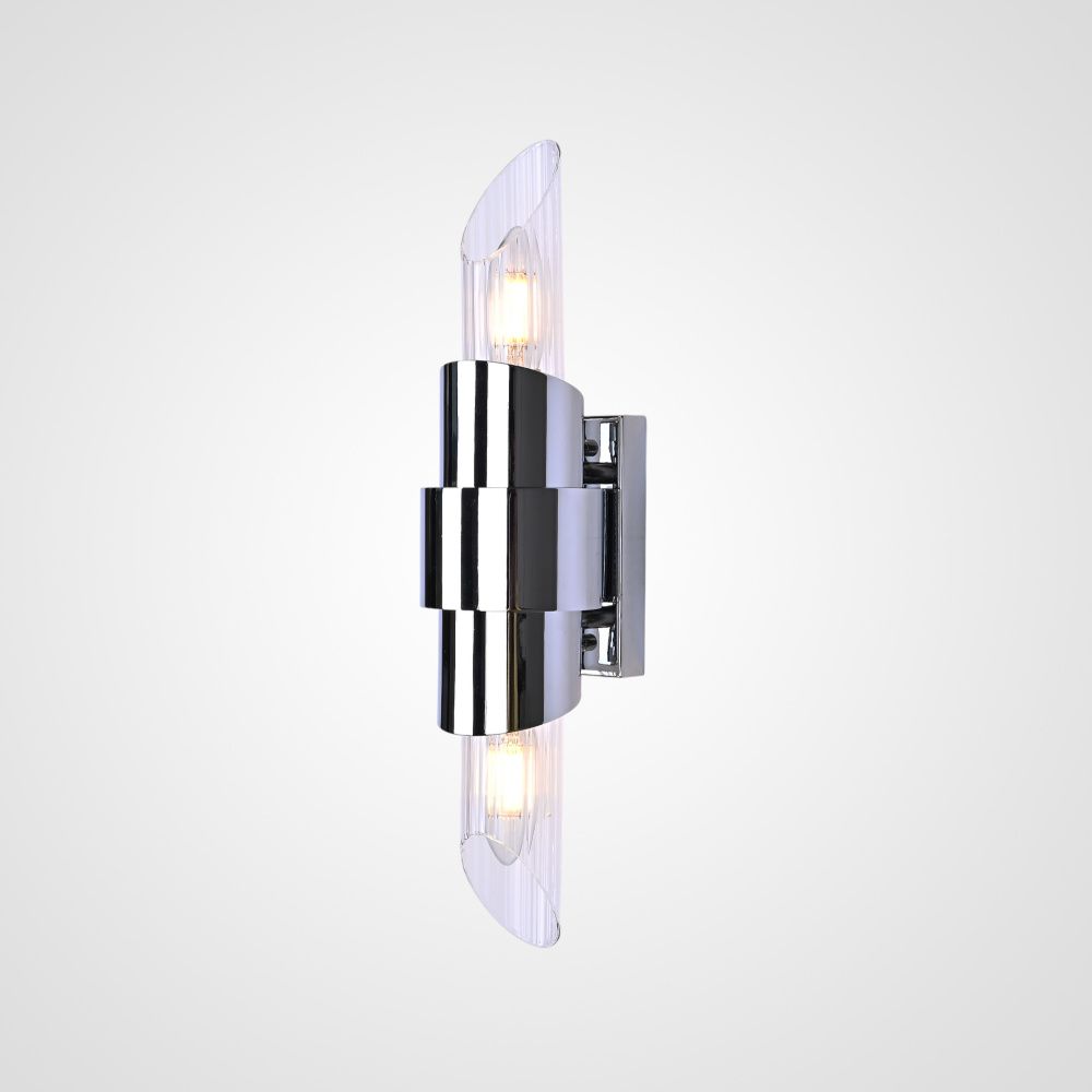 Бра Tycho Mini Wall Light Silver 5,5*9*40 см, 2*E14*40W, ImperiumLoft 44.723, Серебристый
