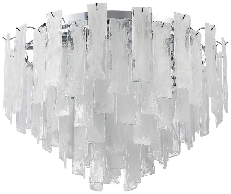 Люстра потолочная 60*60*42 см, 10*E14 40W Хром Stilfort Glowice 2157/09/10C