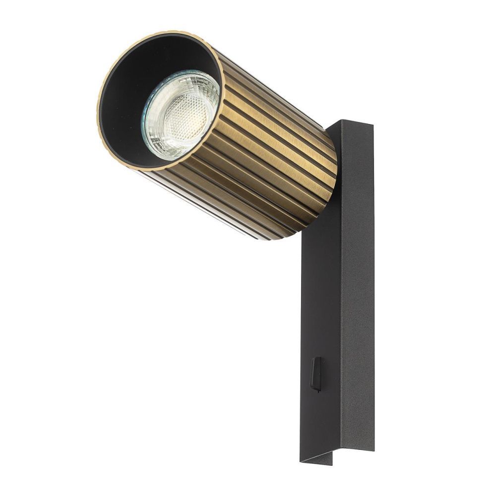 Светильник 15 см, Citilux AXEL CL512513R, черный-бронза