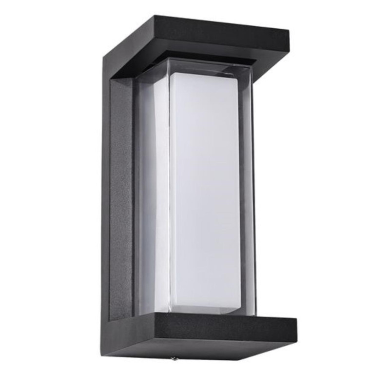 Уличный настенный светильник 26 см, 12W, 4000K, Arte Lamp Ulysses A8510AL-1BK, черный