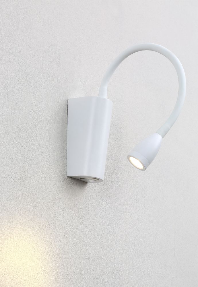 Бра 4**12-55 см, 1*LED*3W, 3000K, Crystal Lux Movi CLT 213W WH, Белый