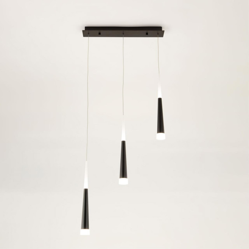 Светильник подвесной 55*9*160 см LED*21 W, 3000 К Citilux Вегас Черный CL227031