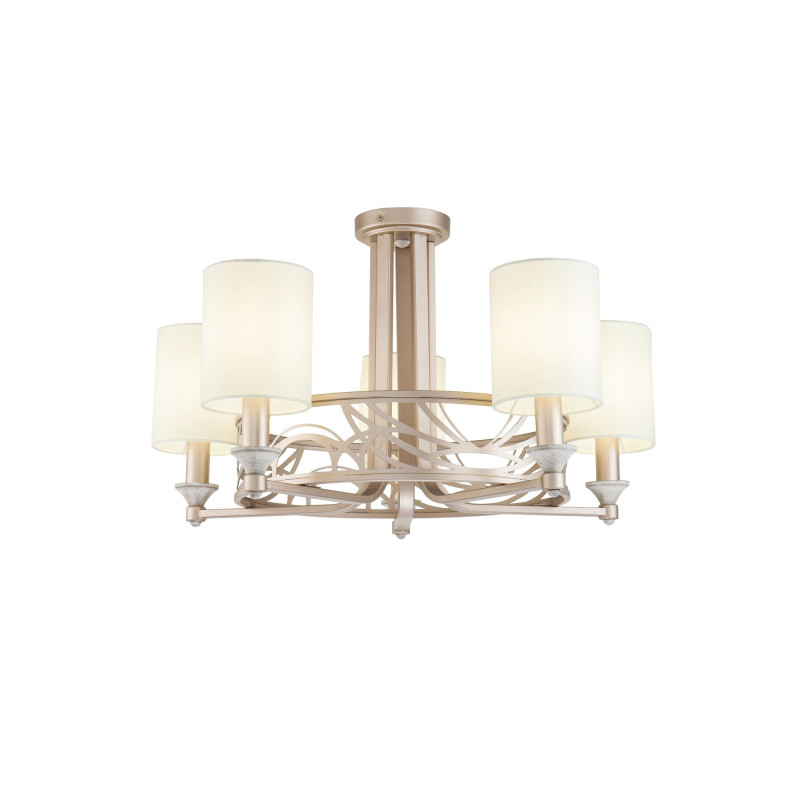 Потолочная люстра Maytoni Vittoria H004CL-05BG, кремовый, диаметр 71см