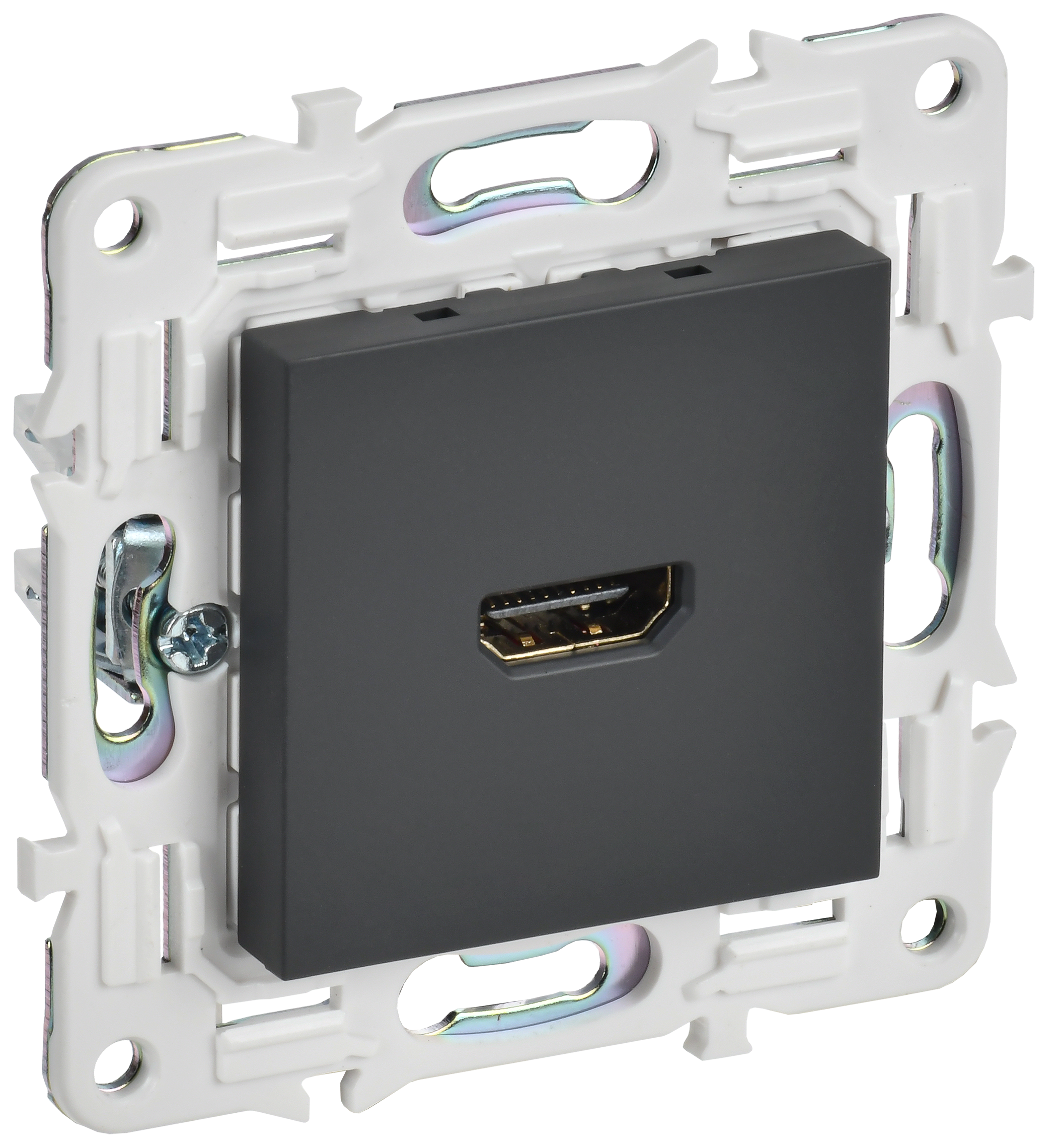 SKANDY Розетка HDMI SK-H01G граф. IEK, SK-H10-K53