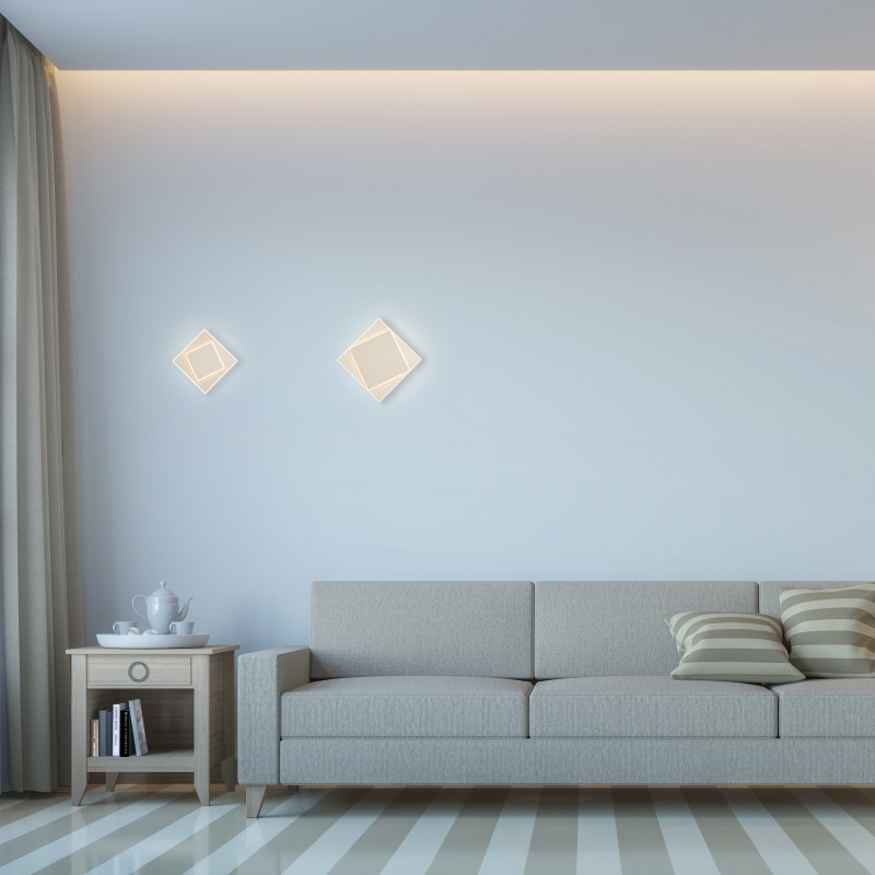 Бра 45*6,4*45,1 см, LED *  30W, 3000К Mantra Dakla 6429, белый