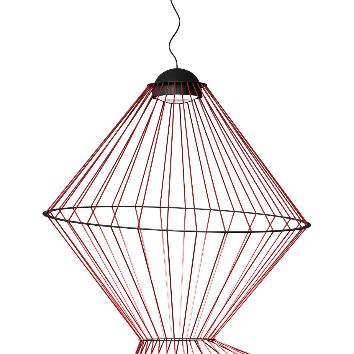 Подвесный светильник 94*175 см, 1*LED*30W 3000K LOFT IT Beam 10292/B Red красный