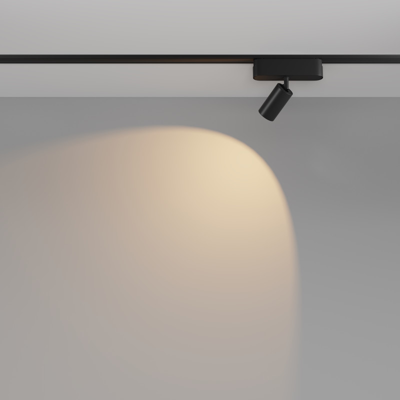 Светильник 3 см, 5W, 3000K, Maytoni Focus LED TR103-1-5W3K-M-B, черный