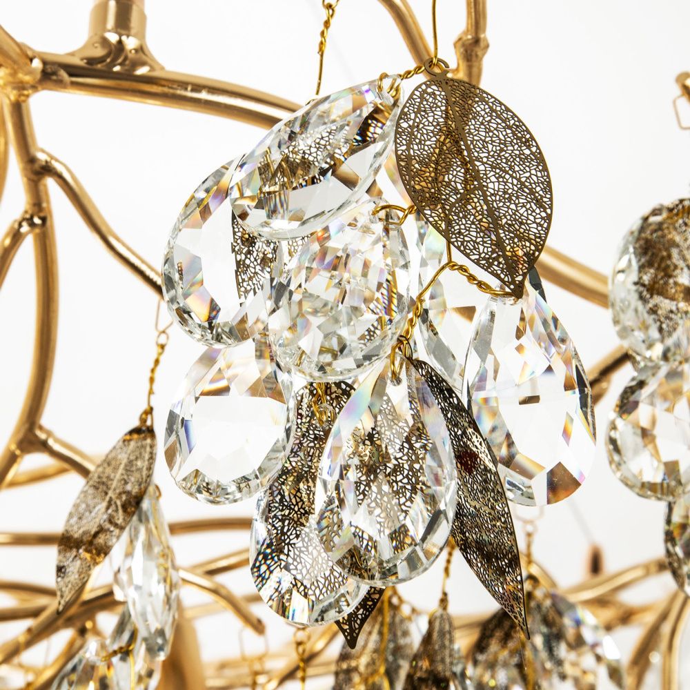 Подвесная люстра 100*100*100 см, G9 15xG9W, , Золото MODESTYLE MS.2111.1000 GD