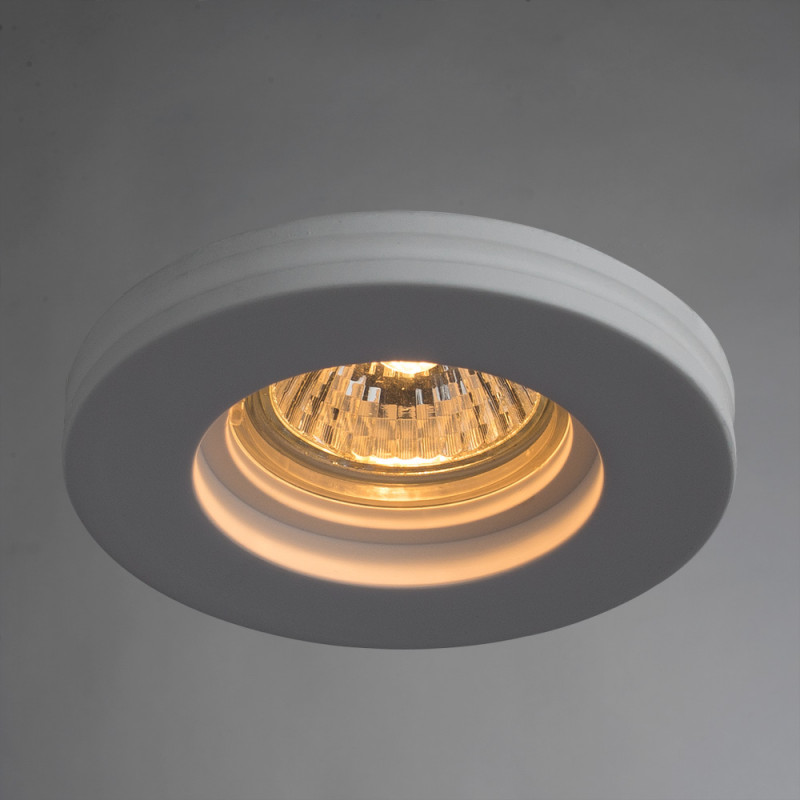 Светильник встраиваемый гипсовый Arte-Lamp INVISIBLE A9210PL-1WH,белый