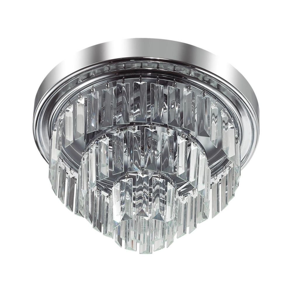 Люстра потолочная *37*-23 см, 4*E14*40W, Lumion ZAHA 8266/4C, хром, прозрачный
