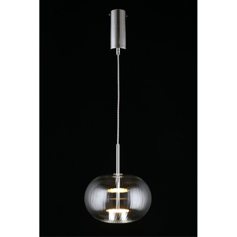 Подвесной светильник 22*50-145 см, 1*LED, 12W, 3000K, Aployt Ambr APL.057.16.12, хром