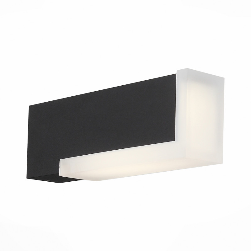 Уличный настенный светодиодный светильник ST Luce Posto SL096.401.02 черный