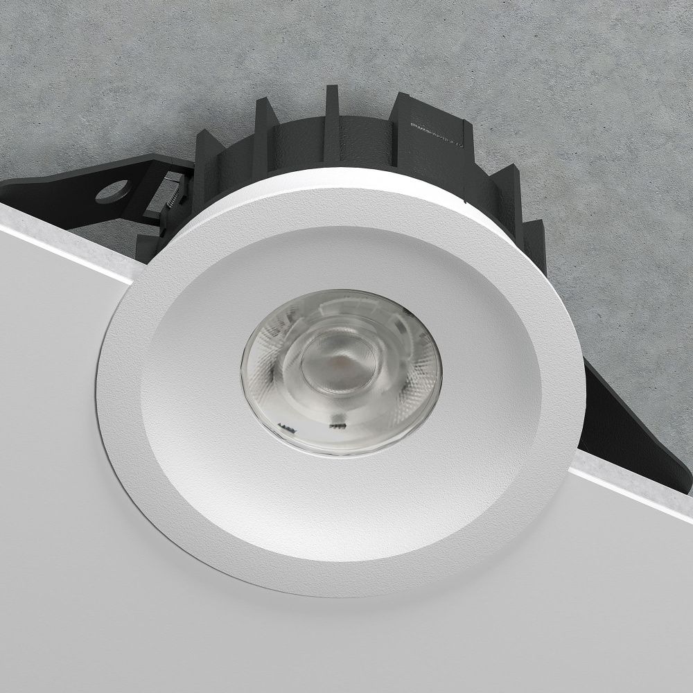 Потолочный акцентный светильник 13*13*5 см, LED, 20W, 4000K, Elektrostandard Combi 25069/LED, белый