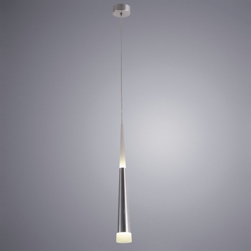 Подвесной светодиодный светильник Arte Lamp Orione A6010SP-1CC хром, диаметр 6 см