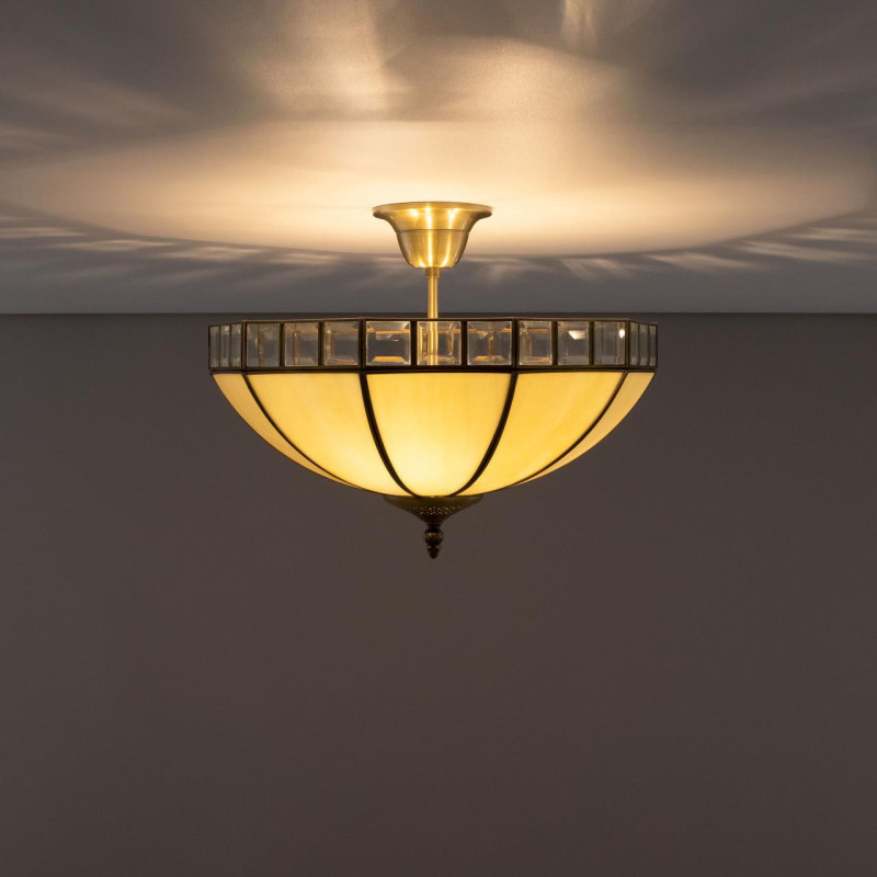 Потолочная люстра Citilux Шербург-1 CL440141, диаметр  46 см, бронза