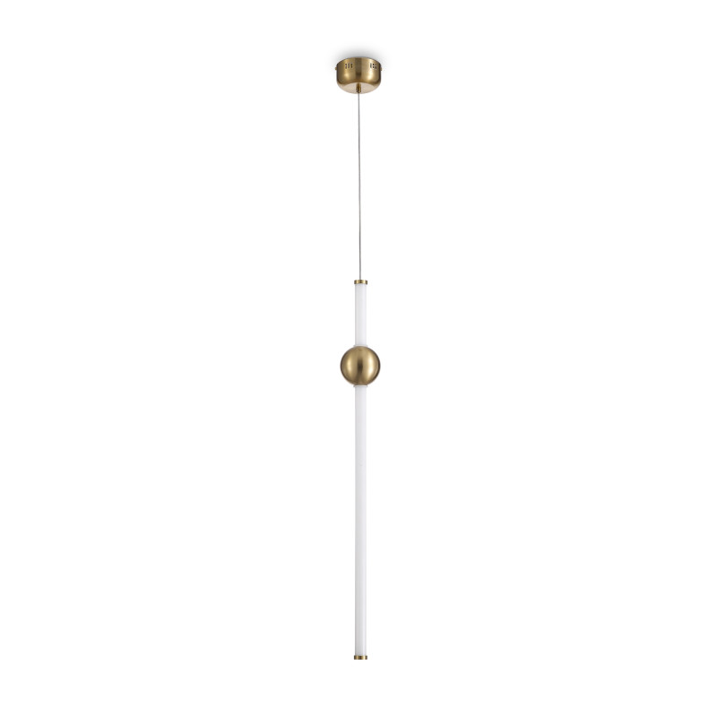 Светильник 7 см, 15W, 3000K, Freya FR5387PL-L14.5BS, латунь