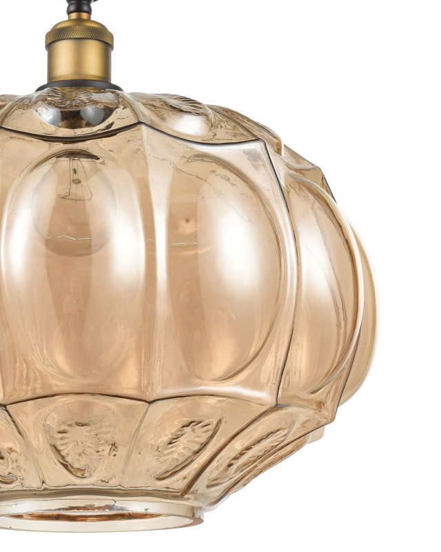 Подвесной светильник  35*155 см, 1*E27 коричневый, бронза Vele Luce Helen VL4266P21