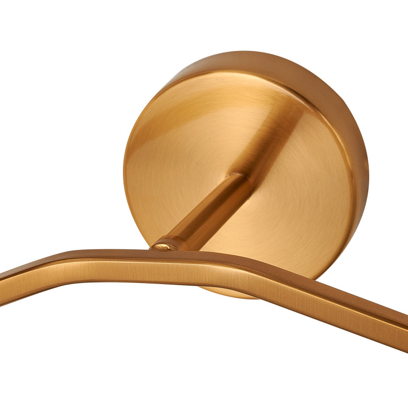 Бра Favourite Flagship 2933-2W, D190*W400*H315, античной латуни, плафоны из черной атласной ткани