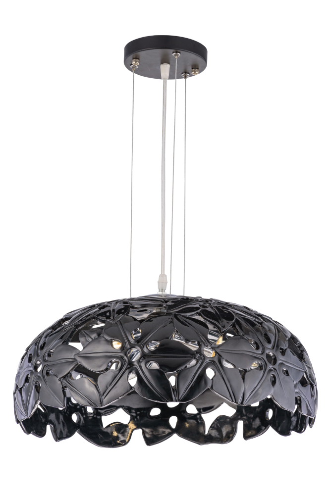 Люстра Ø420 x H220(1000), мм, 3*40W (120W), BLACK (Черный) Sfera Sveta 8039/3L BLACK