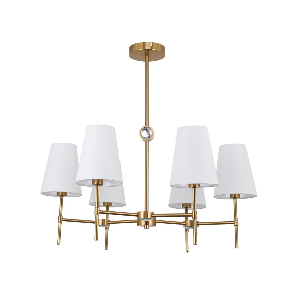 Люстра 76*76*65 см, 6*E14*40W, Arte Lamp Daniella A4104LM-6PB, Полированная Медь