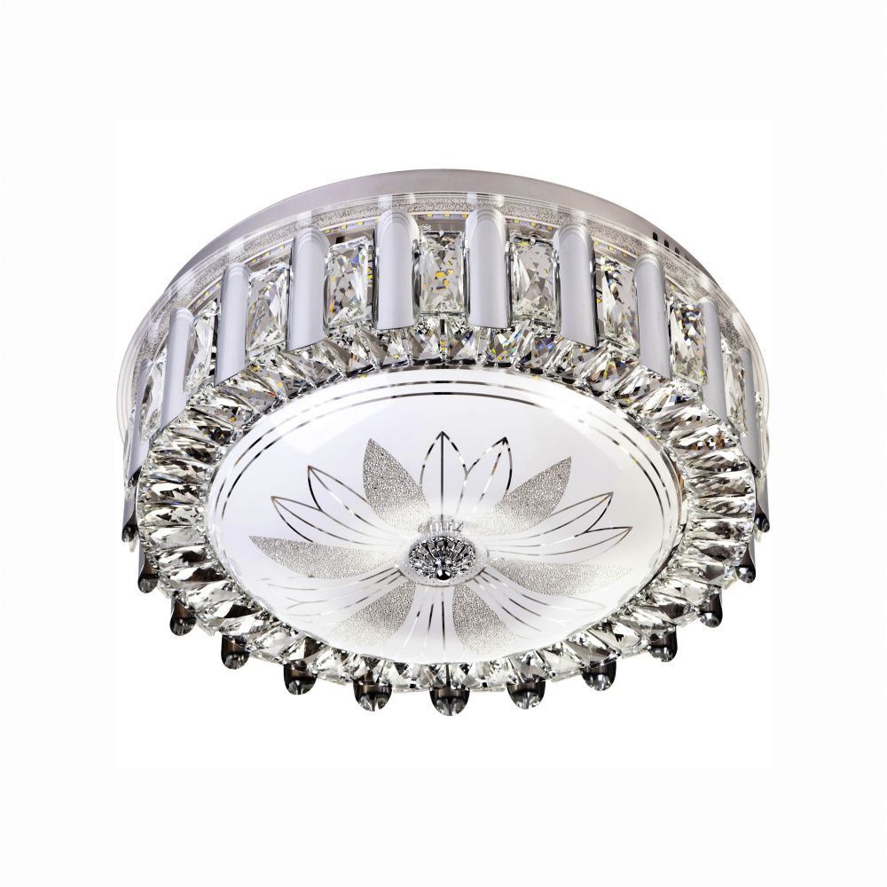 Потолочный светильник 40 см, 48W, 3300-5000K, LED4U 1156/400 CR, хром