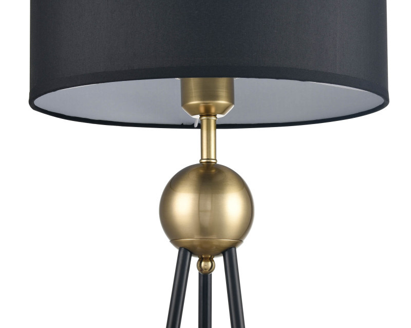 Настольная лампа  30*64 см, 1*E27 латунь, черный Vele Luce Saturno VL5764N01