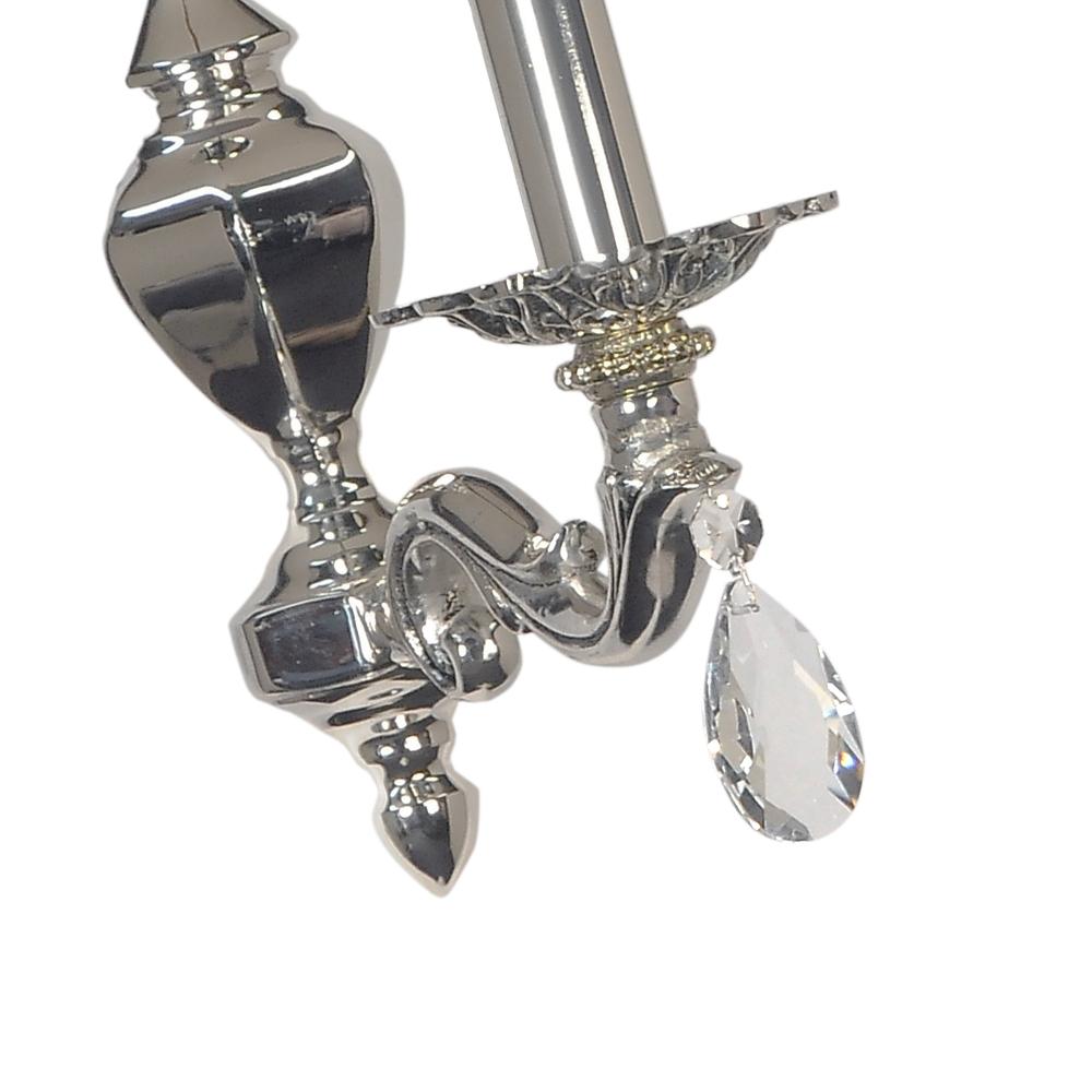 Бра *7*23 см, 1*E14*40W, Arti Lampadari Amelia Sb Amelia E 2.1.1.502 SB, Серебро