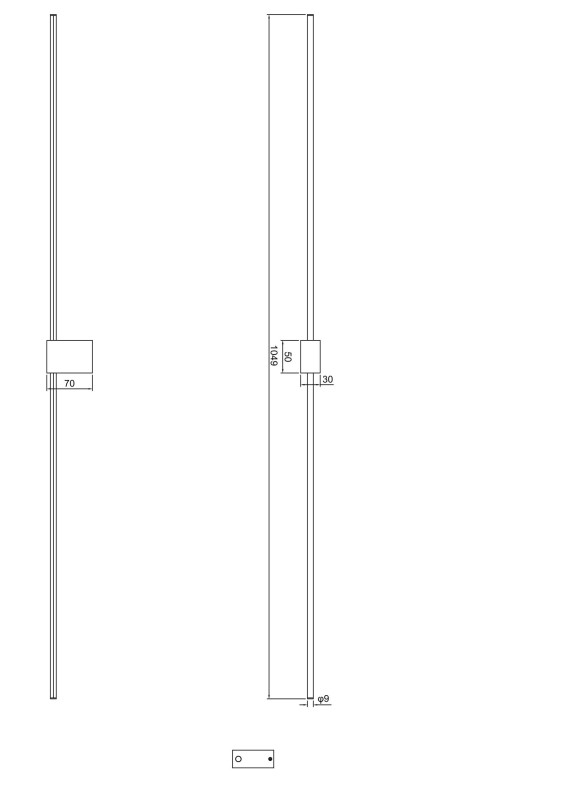 Бра Maytoni Technical Pars C071WL-L12GB3K, 12W LED, 3000K, черный-золото