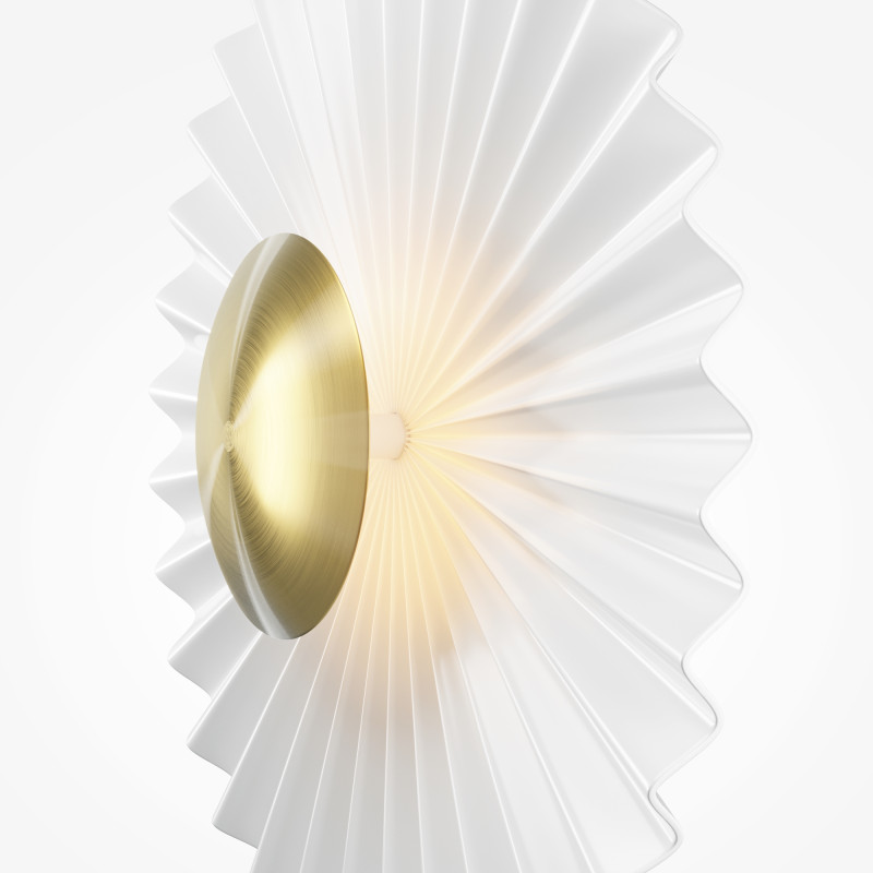 Бра 30*30*30 см, LED, 3000К, Maytoni Fiore MOD233WL-L11BS3K латунный