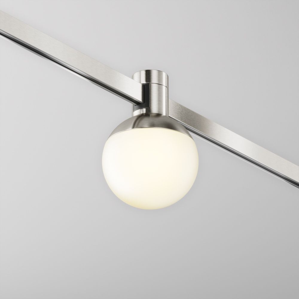 Трековый светильник  TR149-1-5W3K-PT **-10,9 см, *LED*5W, K, Maytoni technical FLARITY TR149-1-5W3K-PT, Платина