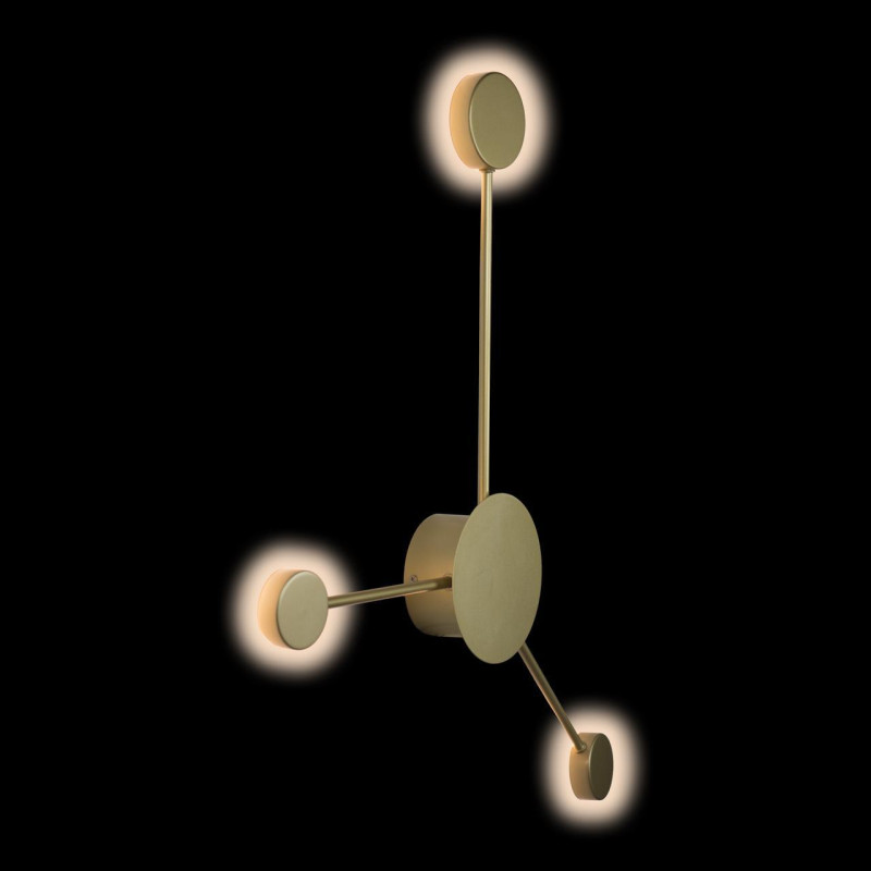 Бра 55*45 см, 12W, 3000К Loft IT Rays 10059GD золото