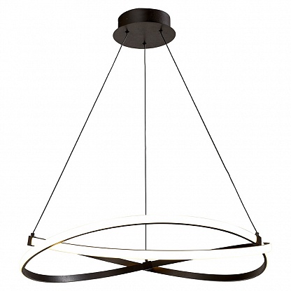 Подвесной светодиодный светильник Mantra Infinity 5811, LED, W60, диаметр 71 см, коричневый
