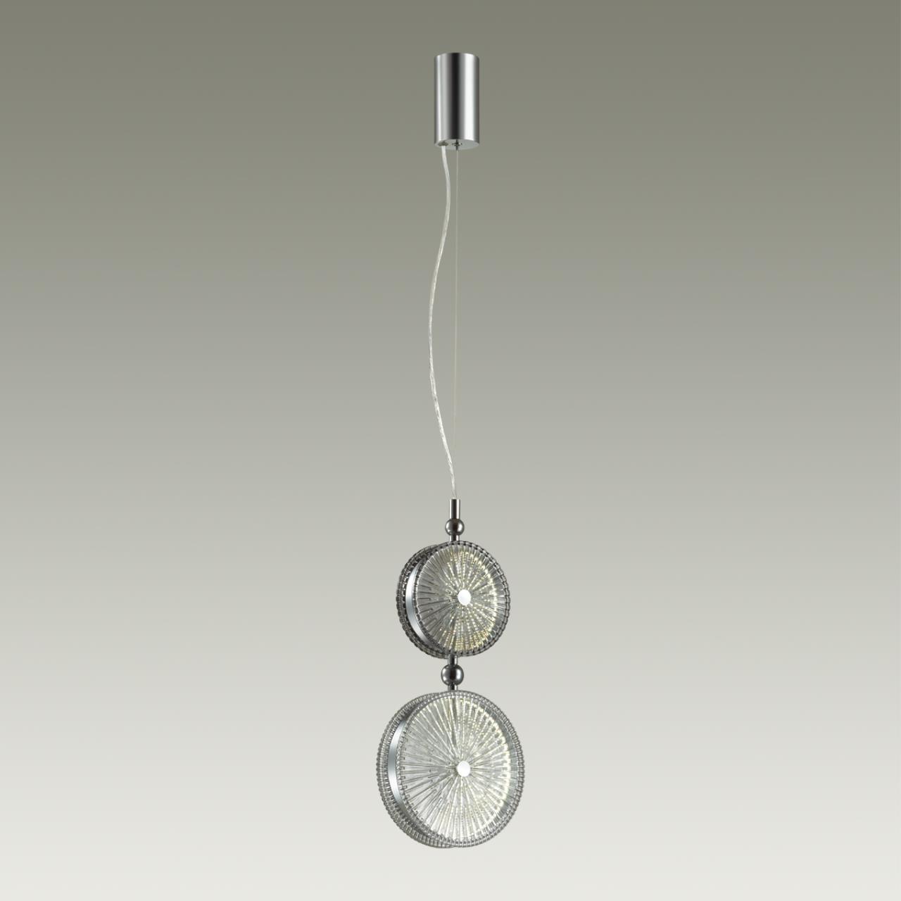 Светодиодный светильник 20 см, 13W, 4000K, Odeon Light CARAMELLA 5416/13LA, хром