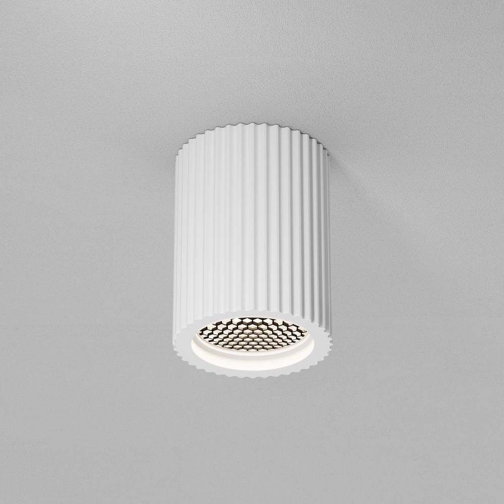 Светильник  C121CL-GU10-W **-9 см, 1*GU10*10W, K, Maytoni technical Conik gyps C121CL-GU10-W, Белый