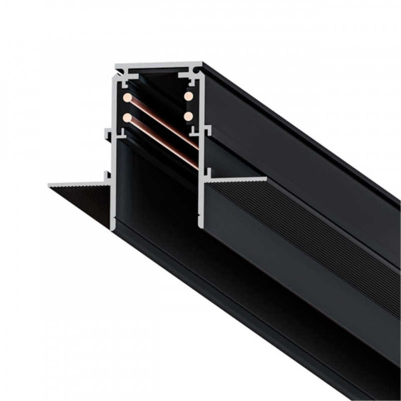 Магнитный встраиваемый шинопровод 100*6,2 см, Arte lamp Linea-accessories Черный A471106