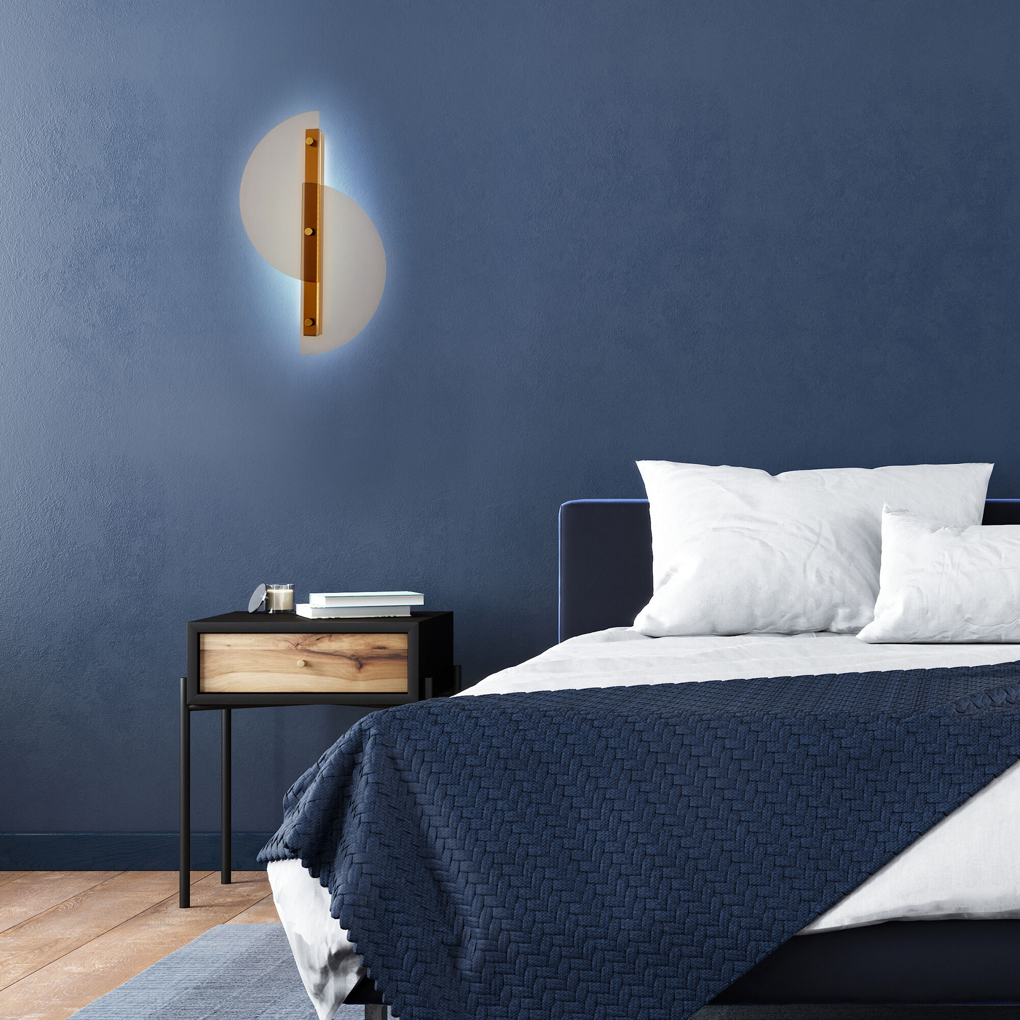 Настенный светильник Eurosvet Colour 40160 LED янтарный