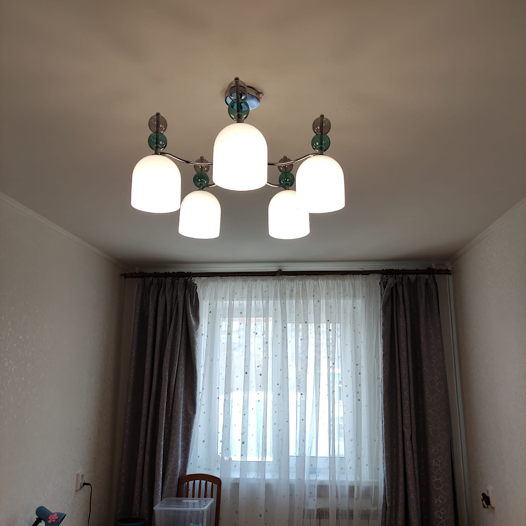 Люстра потолочная Lumion 5235/5C, хром, 70 см