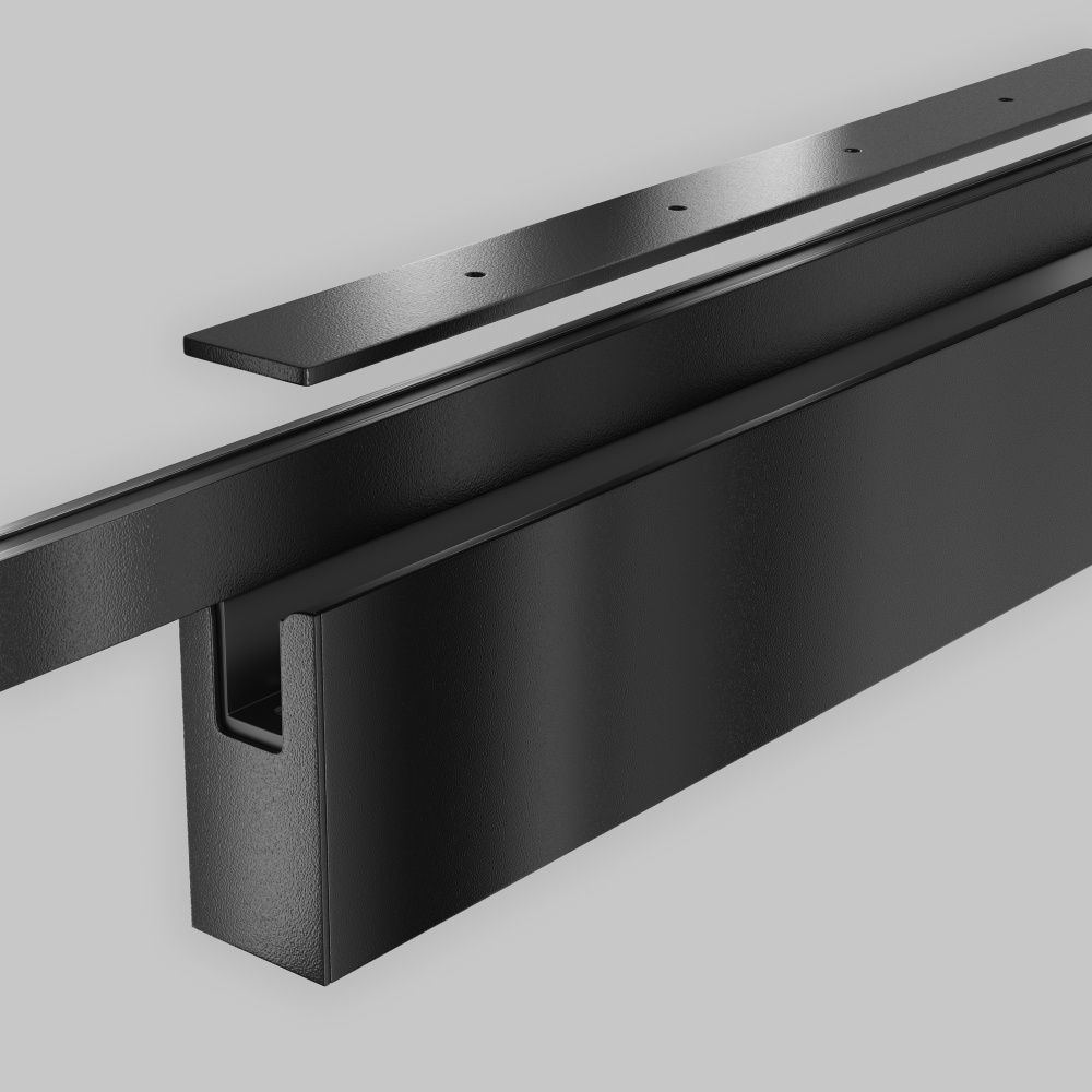 Трековый светильник  TR151-1-18W3K-B 34,6*2,4*-4,9 см, *LED*18W, 3000K, Maytoni technical FLARITY TR151-1-18W3K-B, Черный