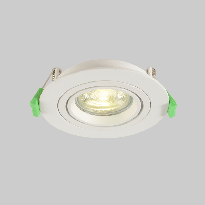 Встраиваемый светильник 10 см, Crystal Lux CLT 001C1 WH V2, белый