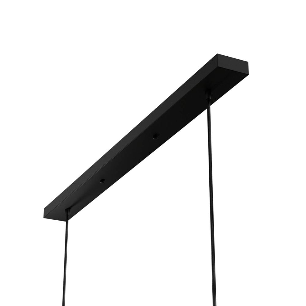 Светильник подвесной 135*20-200 см, 6*LED*6W, 3000-6000K, Lightera Rudolf LE114L-6B SMART, Черный