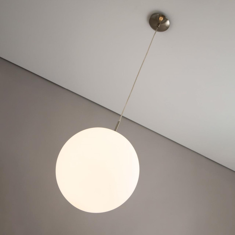 Светильник подвесной шар Citilux CL941301 серебро, диаметр 30 см