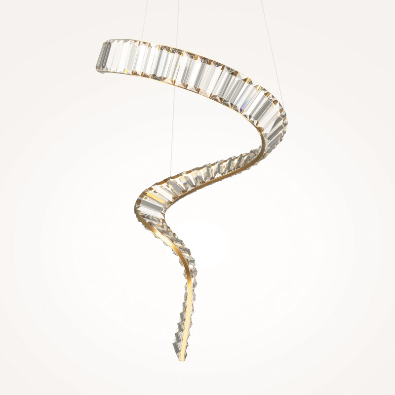 Подвесной светильник 45*45*374 см, LED, 48W, 3000К, Maytoni Krone P097PL-L48BS3K латунный