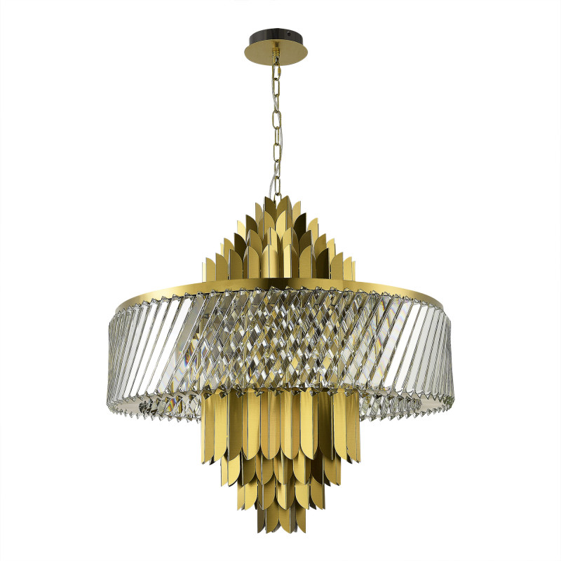 Люстра подвесная 70*170 см, E14*13*40W, St Luce Nari SL1635.303.13, Латунь