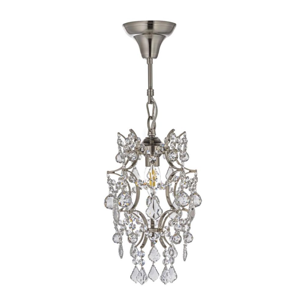 Люстра *20*72 см, 1*E14*40W, Dio D`arte Unico Nickel Unico E 1.3.P1.600 N, Матовый никель