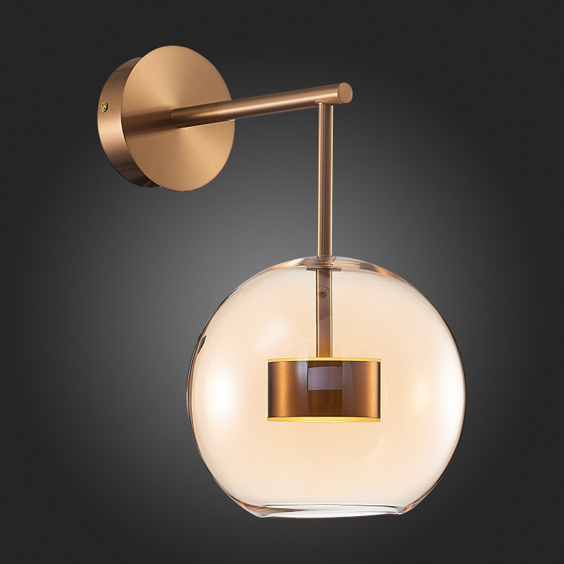 Бра 20 см, 7W 3000K ST LUCE BOPONE SL1133.301.01 Латунь