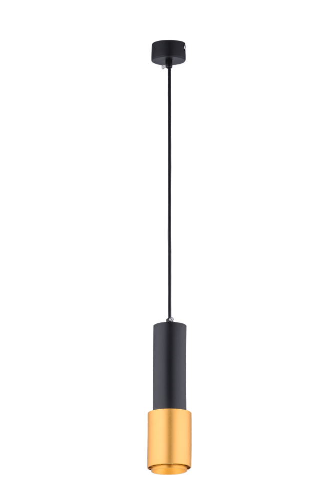 Светильник Ø70 x H240, мм, 1*10W 4000K, BLACK+GOLD (Черный+золото) Rilon 1129B+G-L BLACK+GOLD